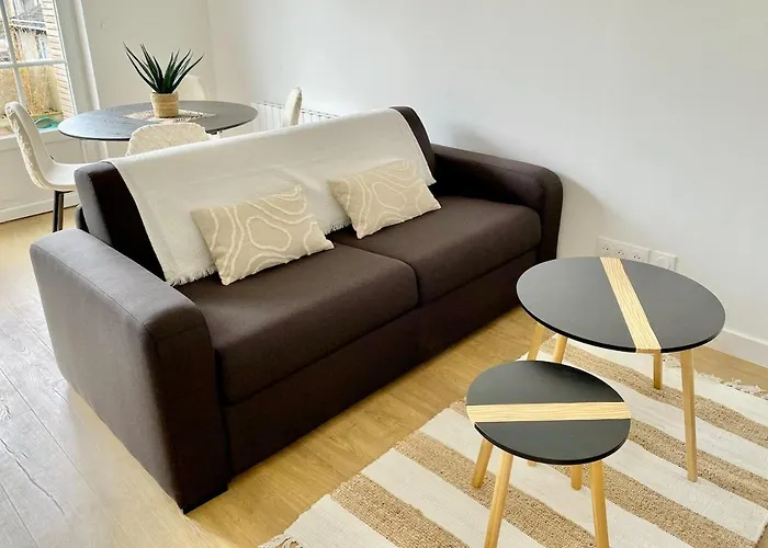 Apartment Beautiful T2 Tastefully Renovated Terrace - Madeleine